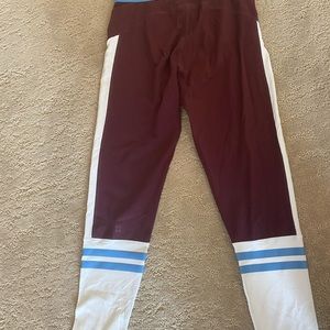 Sweaty Betty 7/8 pants. Maroon